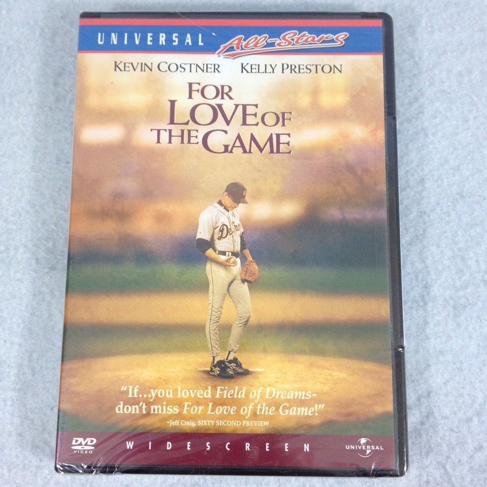 For Love of The Game - 1999 - Kevin Costner - DVD - Factory Sealed - New